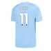 Günstige Manchester City Jeremy Doku #11 Heim Fussballtrikot 2023-24 Kurzarm